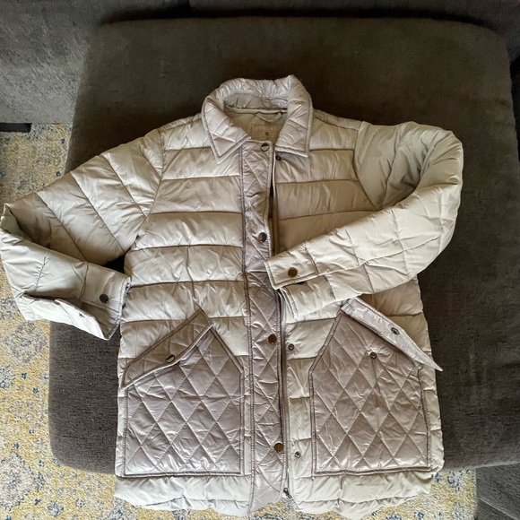 NWT Bernardo Women's Shiny Heavy Walker Puffer Jacket - size Large